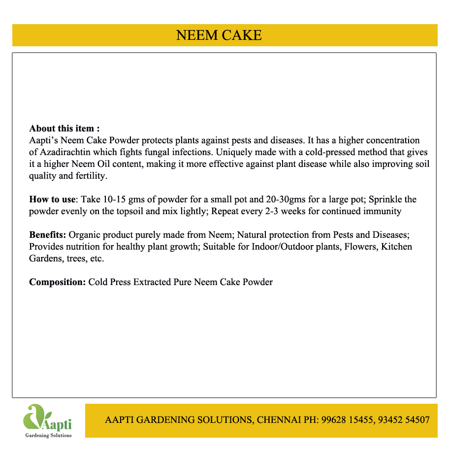 Neem Cake - 1 Kg - Image 2